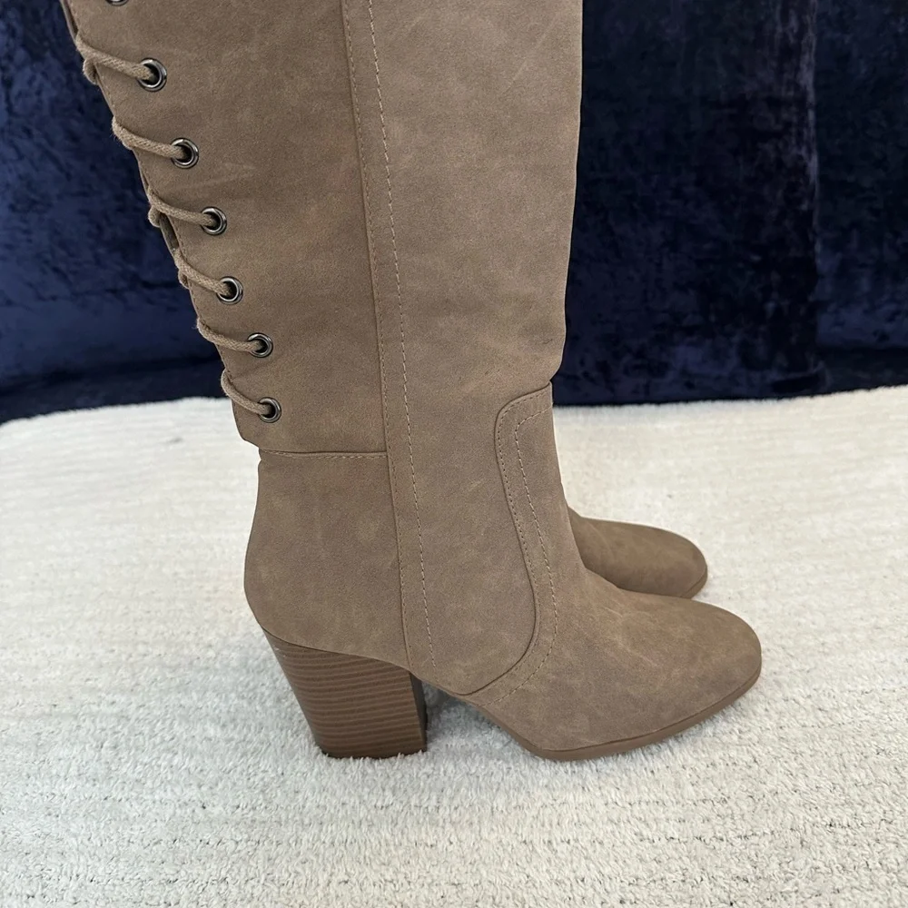 Jasmine Brown Over-the-Knee Boots